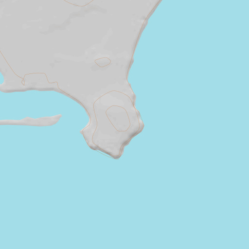 OpenTopoMap map of Estus Point, AK