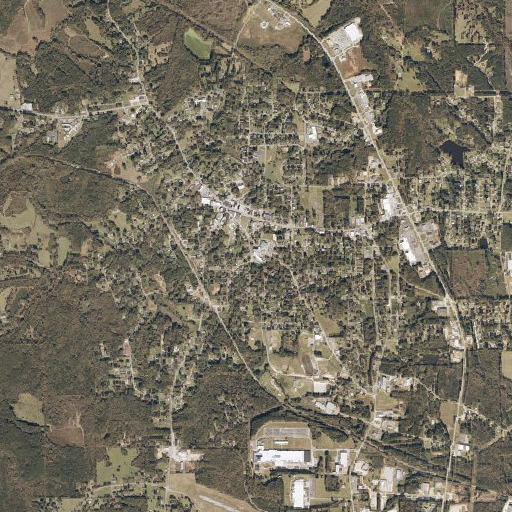 Aerial imagery of Handley High School, AL