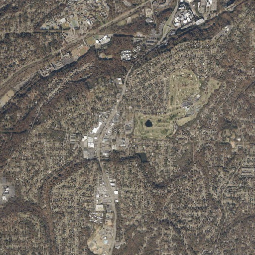 Aerial imagery of Vestavia Elementary School, AL