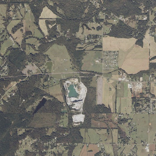 Aerial imagery of Battle Creek, AL