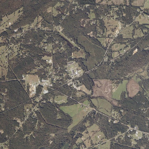 Aerial imagery of Ohatchee High School, AL