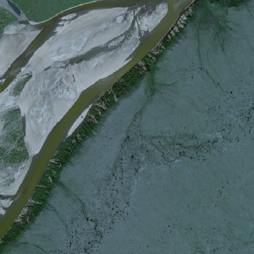 Aerial imagery of Starfish Bluff, AK