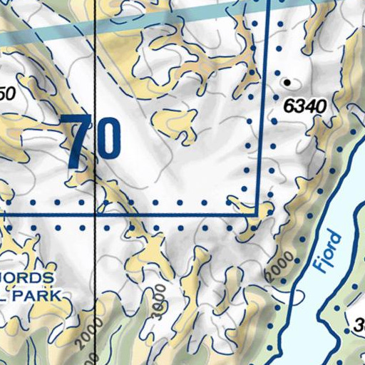 FAA VFR chart of Dinglestadt Glacier, AK
