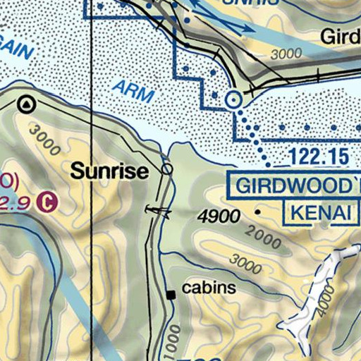 FAA VFR chart of Connoly Mine, AK