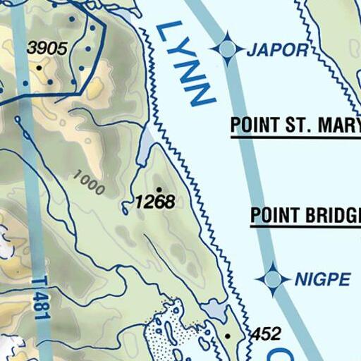 FAA VFR chart of Danger Point, AK