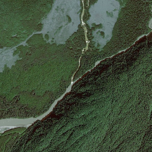 Aerial imagery of First Canyon, AK