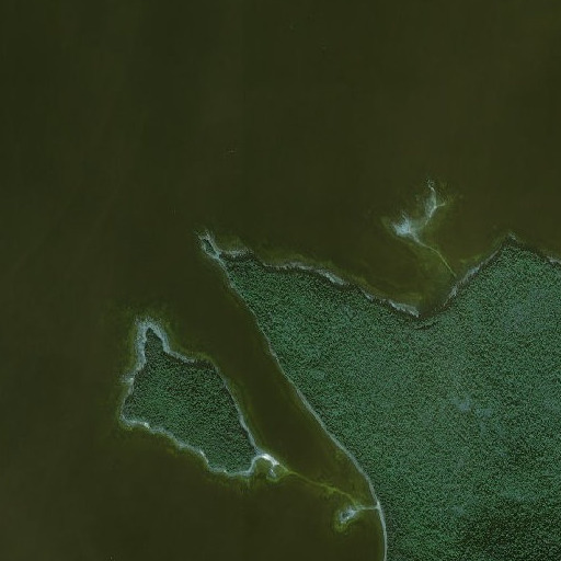 Aerial imagery of Fort Point, AK