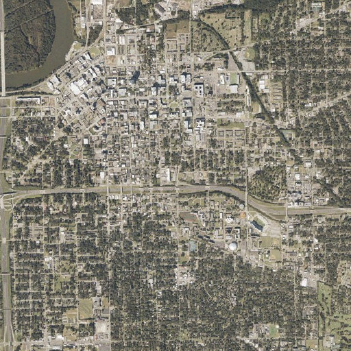 Aerial imagery of Congo Square, AL