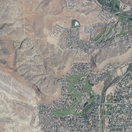 Aerial imagery of Bloomington Hill, UT