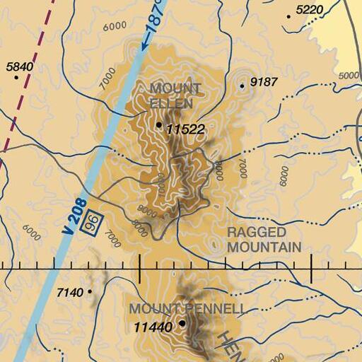 FAA VFR chart of Bromide Mine, UT