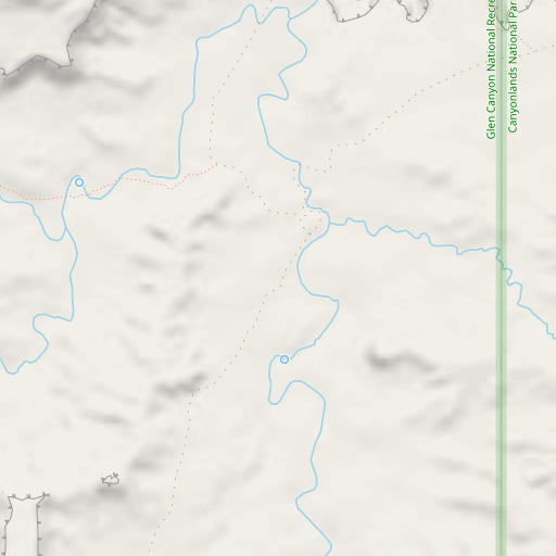 OpenStreetMap map of Elaterite Basin, UT
