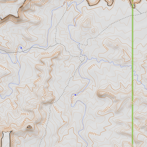 OpenTopoMap map of Elaterite Basin, UT
