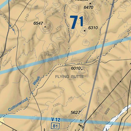 FAA VFR chart of Billy Wash, AZ