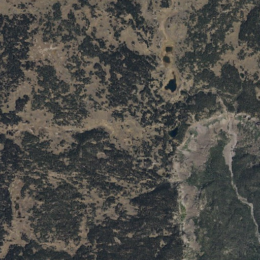 Aerial imagery of Four Lakes, UT
