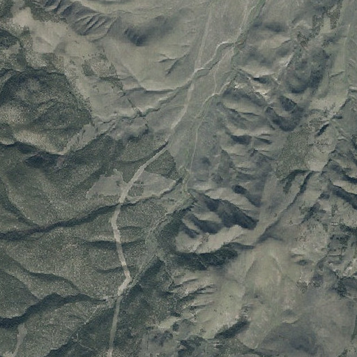 Aerial imagery of Garbett Gulch, UT