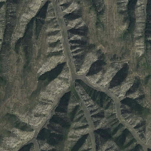 Aerial imagery of Johns Canyon, UT