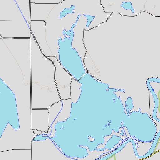 OpenTopoMap map of North Pass, UT