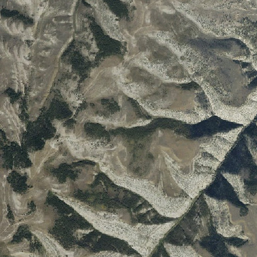 Aerial imagery of Olsen Spring, UT