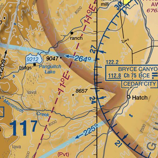 FAA VFR chart of Pass Creek, UT