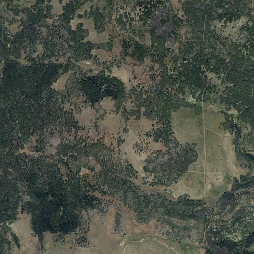 Aerial imagery of Pine Spring, UT