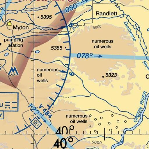 FAA VFR chart of Pleasant Valley, UT