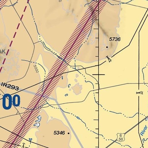 FAA VFR chart of Red Knolls, UT