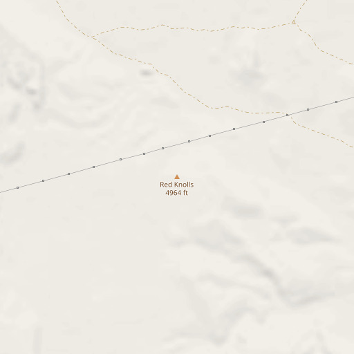 OpenStreetMap map of Red Knolls, UT