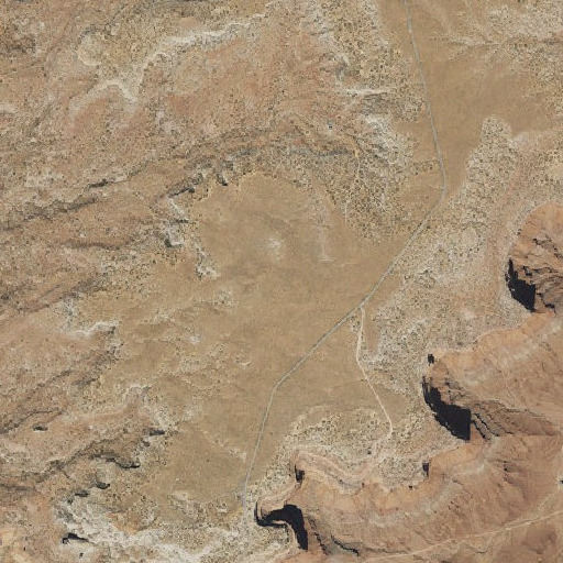 Aerial imagery of Red Sea Flat, UT