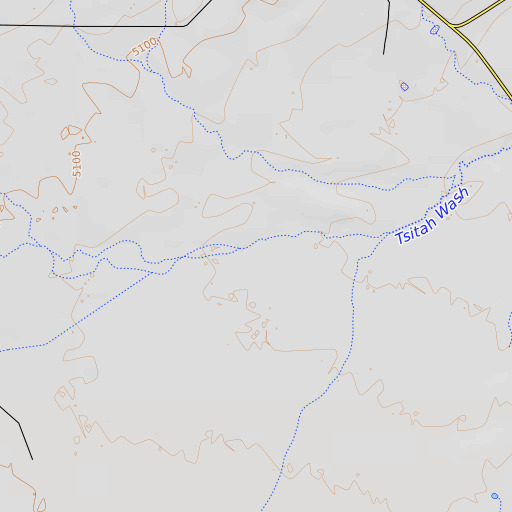 OpenTopoMap map of Red Shirt Reservoir, UT
