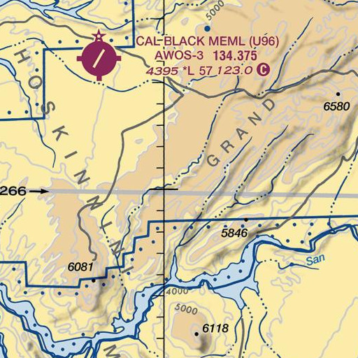 FAA VFR chart of Rock Spring, UT