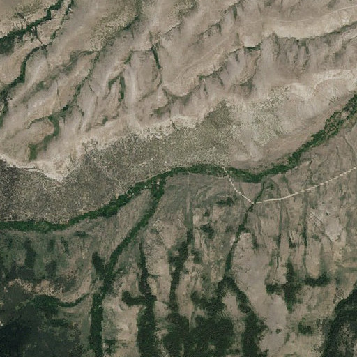 Aerial imagery of Rosevere Fork, UT