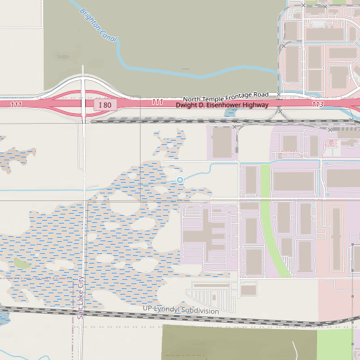 OpenStreetMap map of Salt Spring, UT