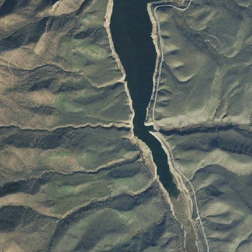 Aerial imagery of Sawtooth Creek, UT