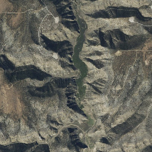 Aerial imagery of School Section Canyon, UT