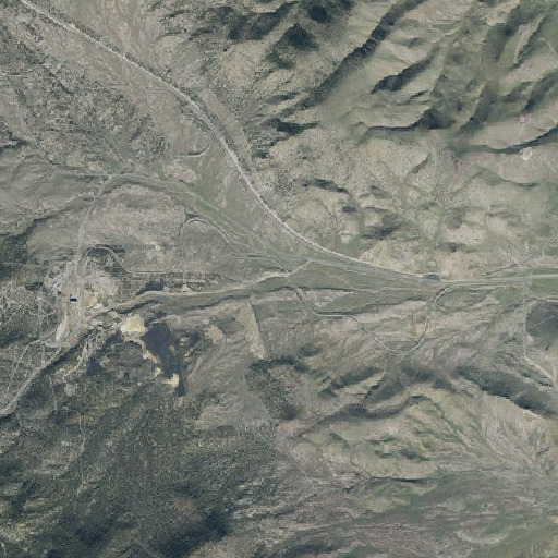 Aerial imagery of Silver Pass Canyon, UT
