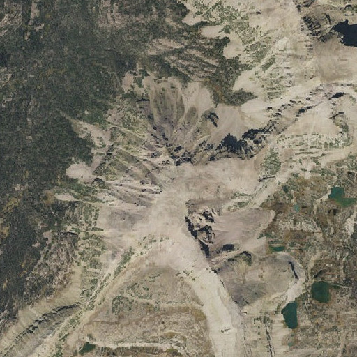 Aerial imagery of Spread Eagle Peak, UT