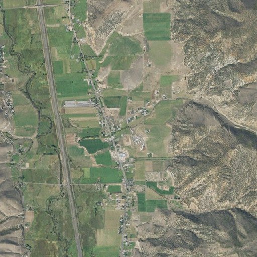Aerial imagery of Spring Canyon, UT