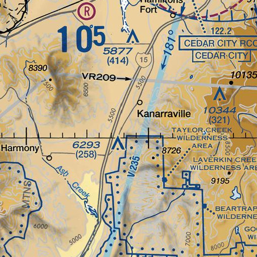 FAA VFR chart of Spring Creek, UT