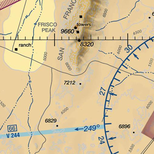FAA VFR chart of Squaw Spring, UT