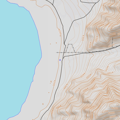 OpenTopoMap map of Squaw Springs, UT