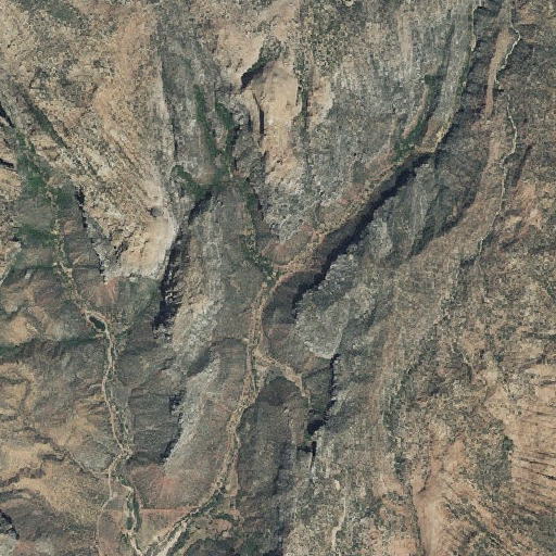 Aerial imagery of Squirrel Creek, UT