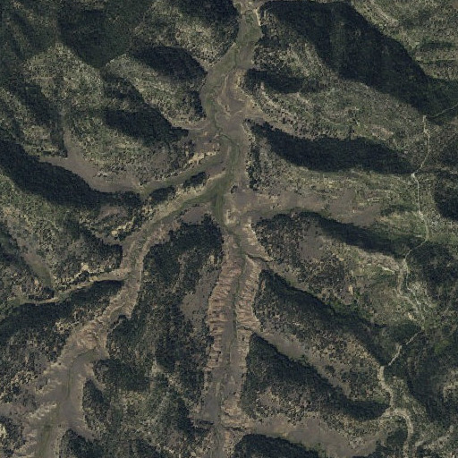 Aerial imagery of Steer Gulch, UT