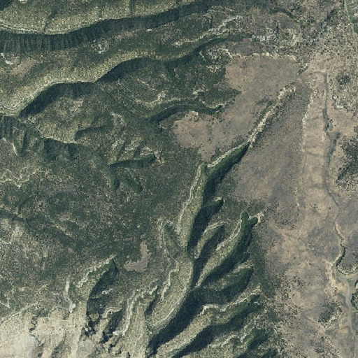 Aerial imagery of Steer Point, UT