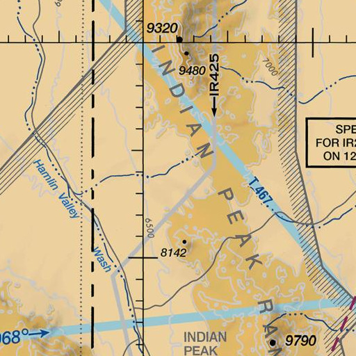 FAA VFR chart of Sulphur Spring, UT