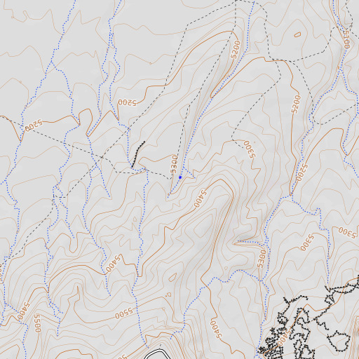 OpenTopoMap map of Sweetwater Spring, UT