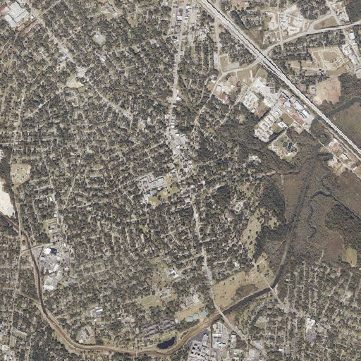 Aerial imagery of Gorgas Elementary School, AL