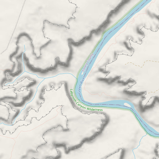 OpenStreetMap map of Twomile Canyon, UT