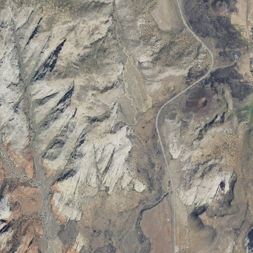 Aerial imagery of Winter Quarters, UT