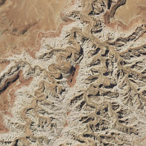 Aerial imagery of Chocolate Drops, UT