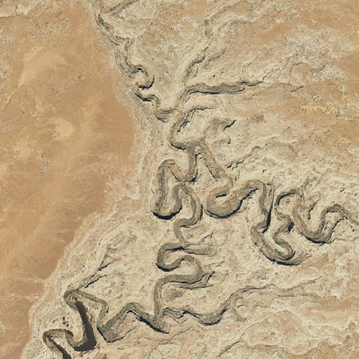 Aerial imagery of The Narrows, UT